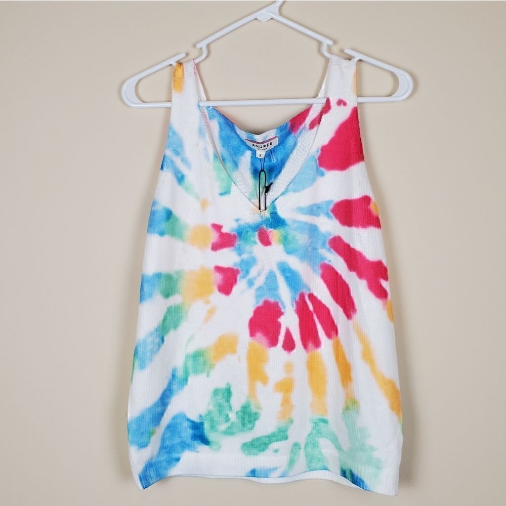 Andree By Unit Tie Dye Knit Tank Size Small